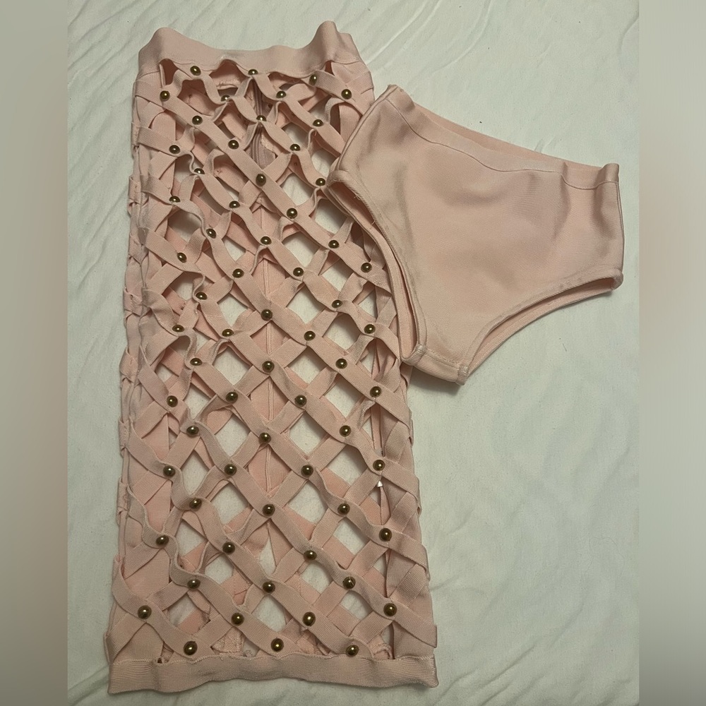 Light pink skirt